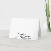 Happy Birthday Pink Carnys Floral Karte (Rückseite)