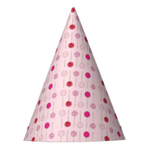 Happy Birthday Pink Mattiert Cake Pops Partyhütchen