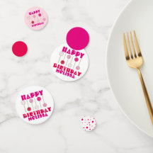 Happy Birthday Pink Party Cake Pops Feier