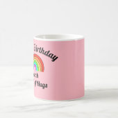 Happy Birthday Pink Tasse (Mittel)