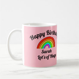 Happy Birthday Pink Tasse