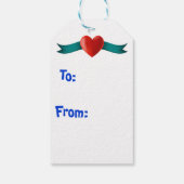 Happy Birthday Pinwheel Geschenkanhänger (Rückseite)