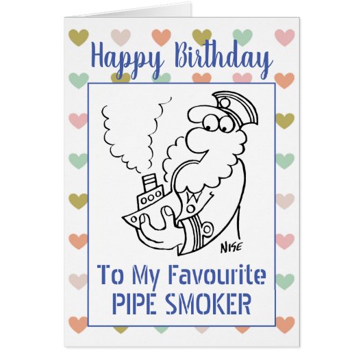 Happy Birthday Pipe Smoker (Vorne)