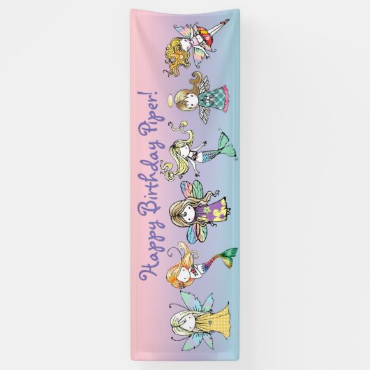 Happy Birthday Piper Banner (Vertikal)