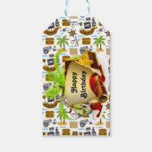 Happy Birthday Pirate Geschenkanhänger (Vorderseite)