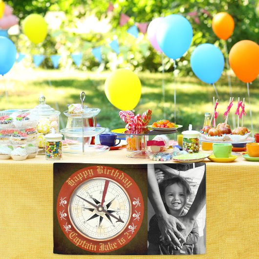 Happy Birthday Pirate Party Foto Banner