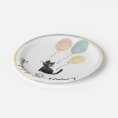 Happy Birthday Plate Pappteller (Schrägansicht)