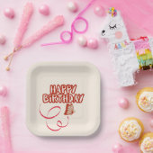 Happy Birthday Plate Pappteller (Party)