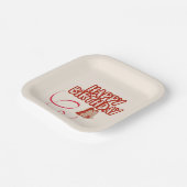 Happy Birthday Plate Pappteller (Gewinkelt)