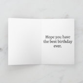 Happy Birthday Playful Puppy Dog Karte (Innenseite)