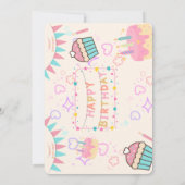 Happy Birthday pnik Invitation Einladung (Rückseite)