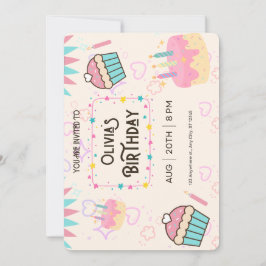 Happy Birthday pnik Invitation Einladung