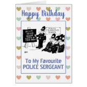 Happy Birthday Police Sergeant (Vorne)