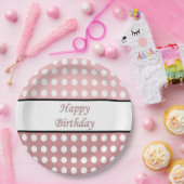 Happy Birthday Polka Dot Pappteller (Party)