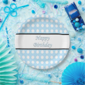 Happy Birthday Polka Dot Pappteller (Party)