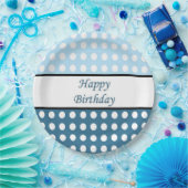 Happy Birthday Polka Dot Pappteller (Party)