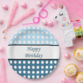 Happy Birthday Polka Dot Pappteller (Party)