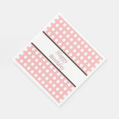 Happy Birthday Polka Dot Serviette (Ecke)