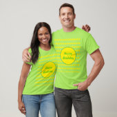 Happy Birthday Polka Dot T - Shirt (Neon Green) (Unisex)
