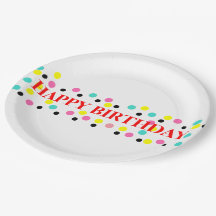 Happy Birthday Polka Dots