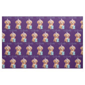 Happy Birthday Poodle mit Party Hat & Bday Cake Stoff (Fat Quarter (45,7 x 55,9 cm))