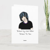 Happy Birthday | Pop Art| Kokett Karte (Rückseite)