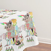Happy Birthday Possum Cake Tablecloth Tischdecke (Beispiel)