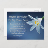 Happy Birthday Post Card Postkarte (Vorne/Hinten)