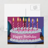 Happy Birthday Post Card Postkarte (Vorne/Hinten)