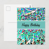 Happy Birthday Post Card Postkarte (Vorne/Hinten)