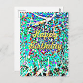 Happy Birthday Post Card Postkarte (Vorne/Hinten)