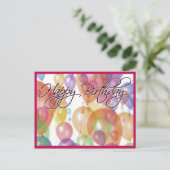 Happy Birthday Post Card Postkarte (Stehend Vorderseite)