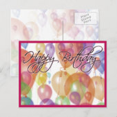 Happy Birthday Post Card Postkarte (Vorne/Hinten)