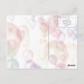 Happy Birthday Post Card Postkarte (Rückseite)