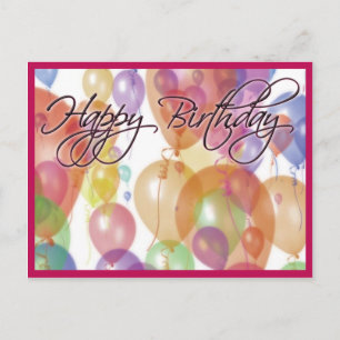 Happy Birthday Post Card Postkarte