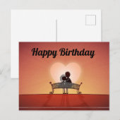 Happy Birthday Post Card Postkarte (Vorne/Hinten)