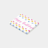Happy Birthday Post it Note Post-it Klebezettel (angewinkelt)