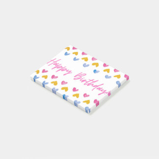Happy Birthday Post it Note Post-it Klebezettel