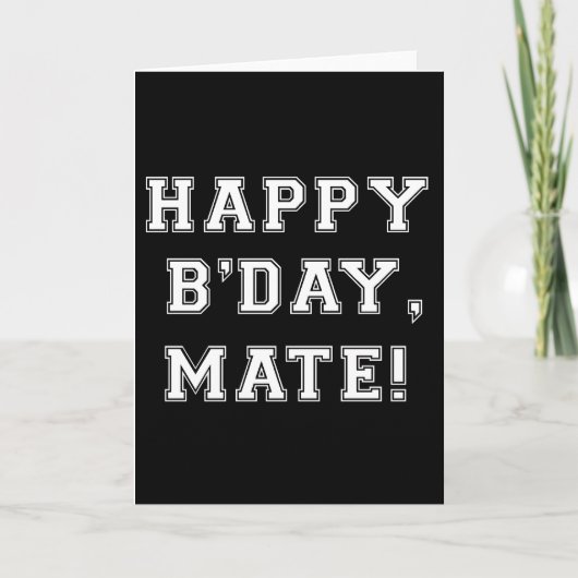 Happy Birthday Postcard Karte (Vorderseite)