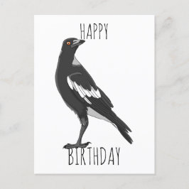 Happy Birthday Postcard mit australischer Magie Postkarte