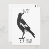 Happy Birthday Postcard mit australischer Magie Postkarte (Vorne/Hinten)