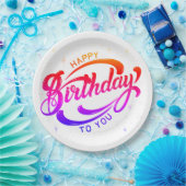 Happy Birthday Postcard Pappteller (Party)