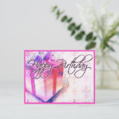 Happy Birthday PostCard Postkarte (Stehend Vorderseite)