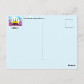 Happy Birthday Postcard Postkarte (Rückseite)