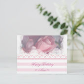 Happy Birthday Postcard Postkarte (Stehend Vorderseite)