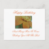Happy Birthday Postcard Postkarte (Vorderseite)