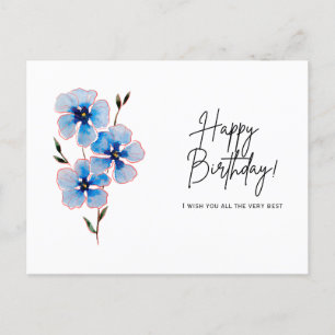 Happy Birthday Postcard Postkarte