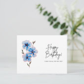 Happy Birthday Postcard Postkarte (Stehend Vorderseite)