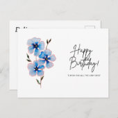 Happy Birthday Postcard Postkarte (Vorne/Hinten)