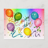 Happy Birthday - Postcard Postkarte (Vorderseite)